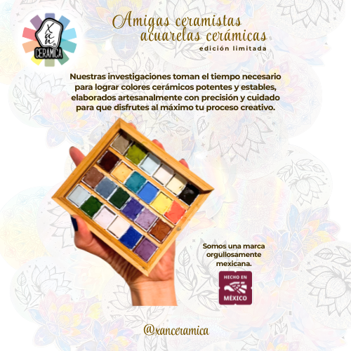 Estuche de Acuarelas Cerámicas Profesionales